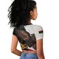 Afro Libya Raglan Cropped T shirt Arabian Eagle - Independence Day