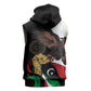 Afro Libya Sleeveless Hoodie Arabian Eagle - Independence Day - African Pride