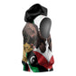 Afro Libya Sleeveless Hoodie Arabian Eagle - Independence Day - African Pride