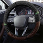 Afro Libya Steering Wheel Cover Arabian Eagle - Independence Day