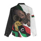 Afro Libya Women Casual Shirt Arabian Eagle - Independence Day LT15