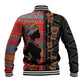 African Women Baseball Jacket Ethnic Pattern