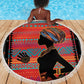 African Women Beach Blanket Ethnic Pattern