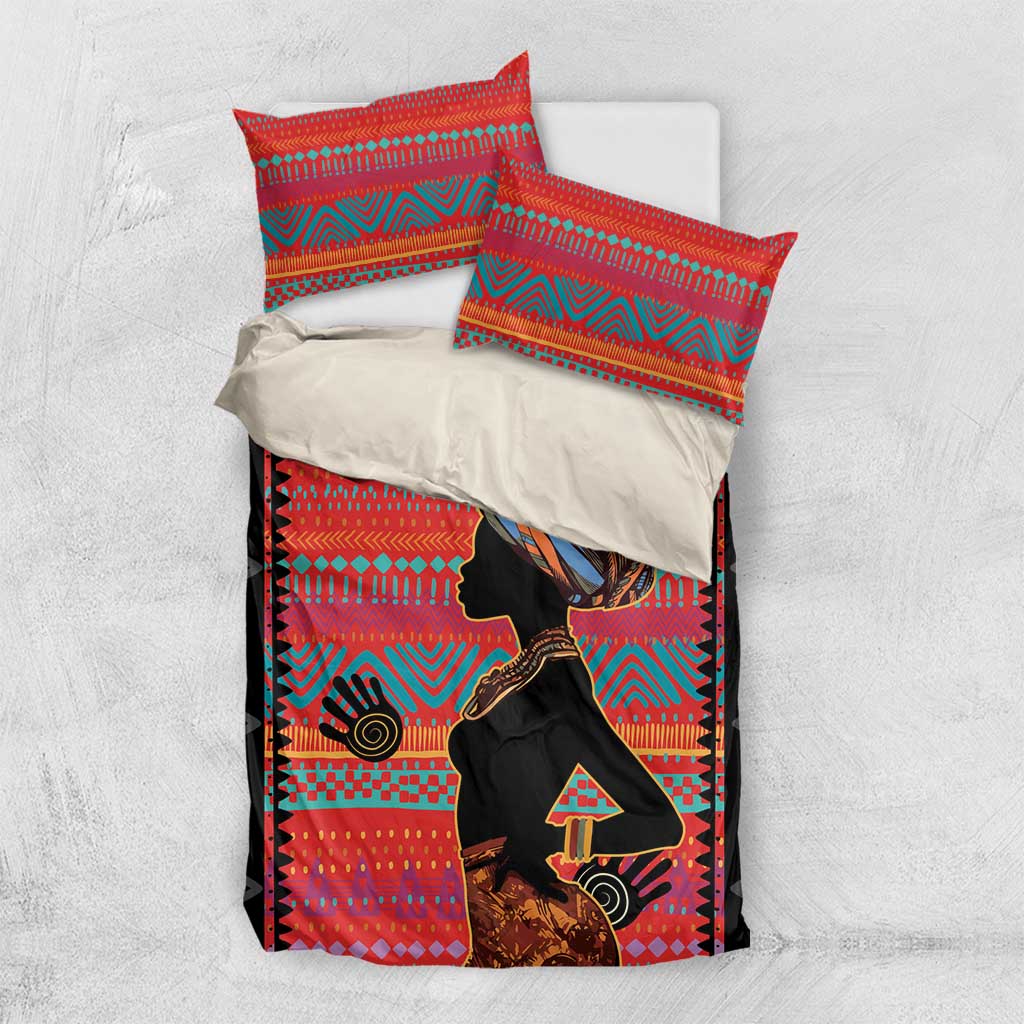 African Women Bedding Set Ethnic Pattern