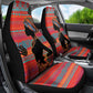 African Women Car Seat Cover Ethnic Pattern