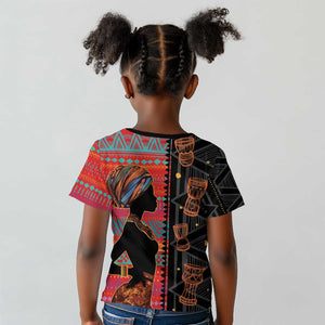 African Women Kid T shirt Ethnic Pattern