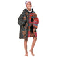 African Women Kid Wearable Blanket Hoodie Ethnic Pattern