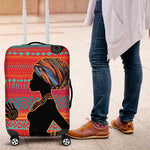African Women Luggage Cover Ethnic Pattern