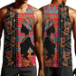 African Women Men Tank Top Ethnic Pattern