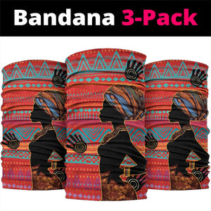African Women Neck Gaiter Ethnic Pattern LT15