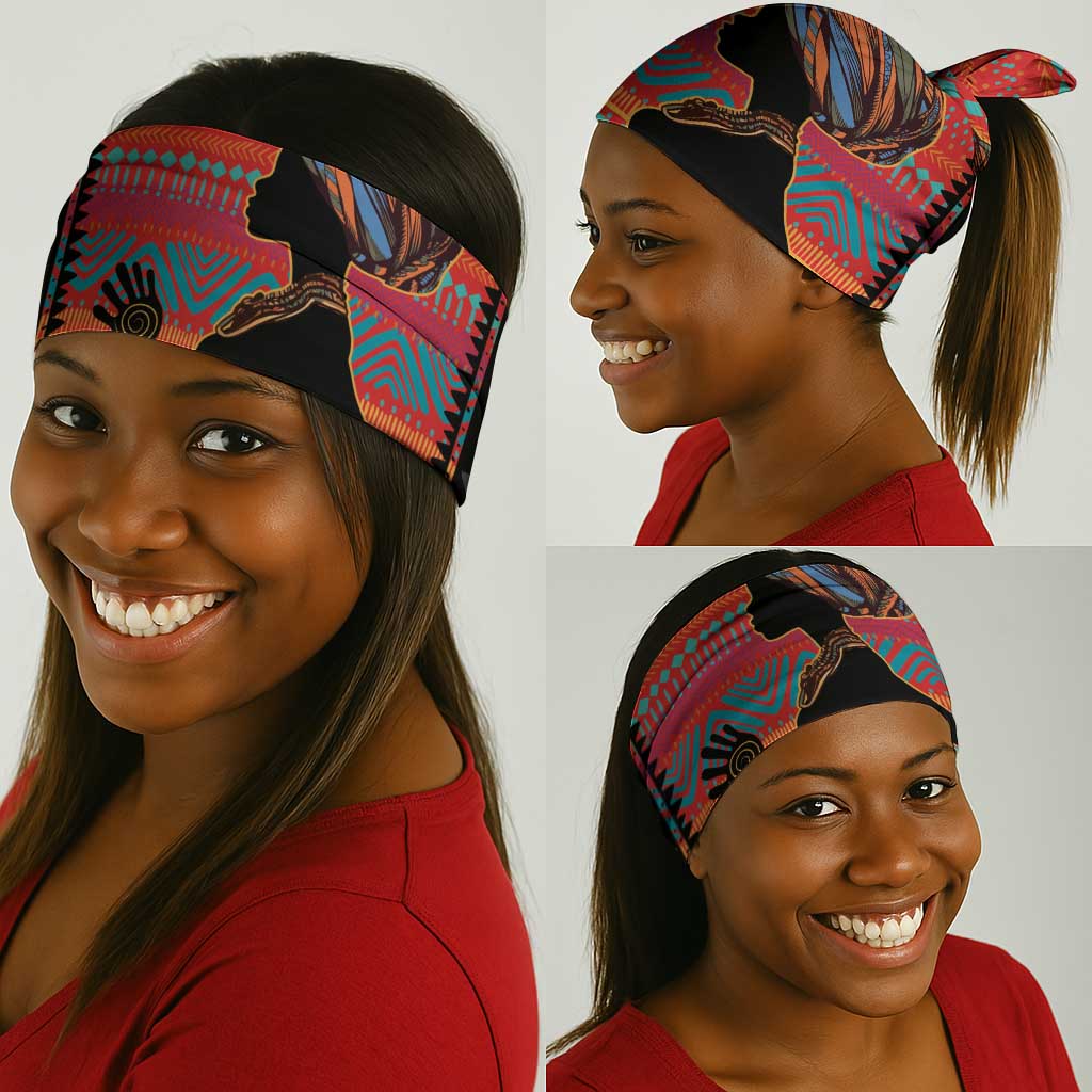 African Women Neck Gaiter Ethnic Pattern LT15