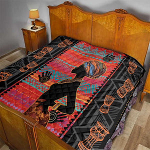African Women Quilt Ethnic Pattern