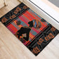 African Women Rubber Doormat Ethnic Pattern