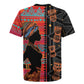 African Women Rugby Jersey Ethnic Pattern