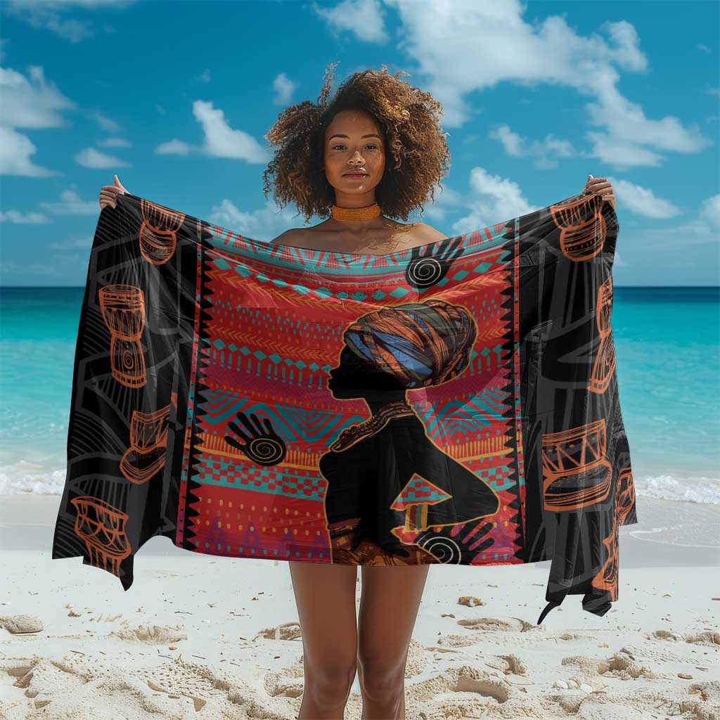 African Women Sarong Ethnic Pattern