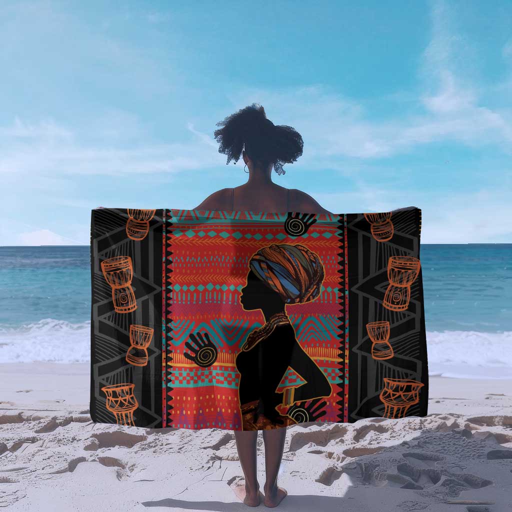 African Women Sarong Ethnic Pattern
