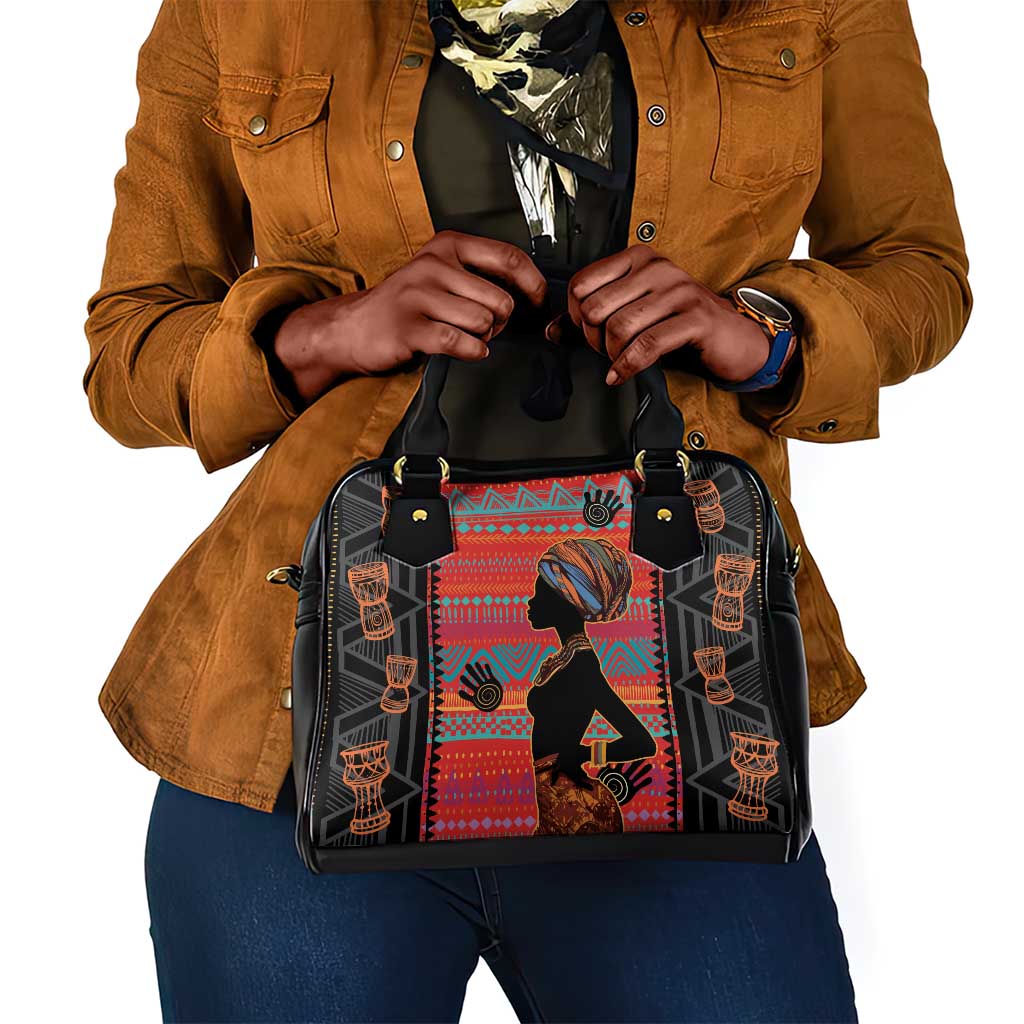 African Women Shoulder Handbag Ethnic Pattern