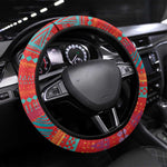 African Women Steering Wheel Cover Ethnic Pattern