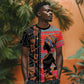 African Women T shirt Ethnic Pattern
