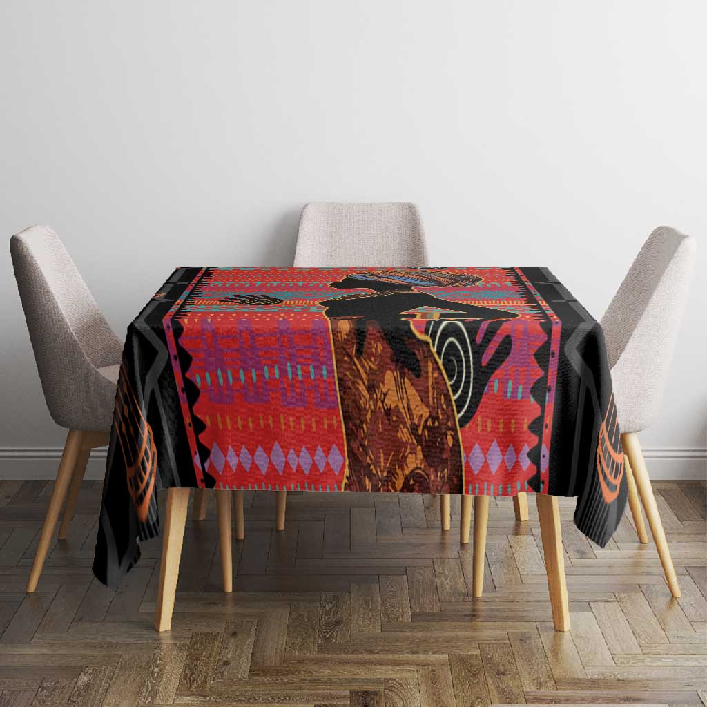 African Women Tablecloth Ethnic Pattern