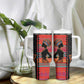 African Women Tumbler With Handle Ethnic Pattern