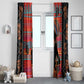 African Women Window Curtain Ethnic Pattern