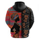 African Women Zip Hoodie Ethnic Pattern