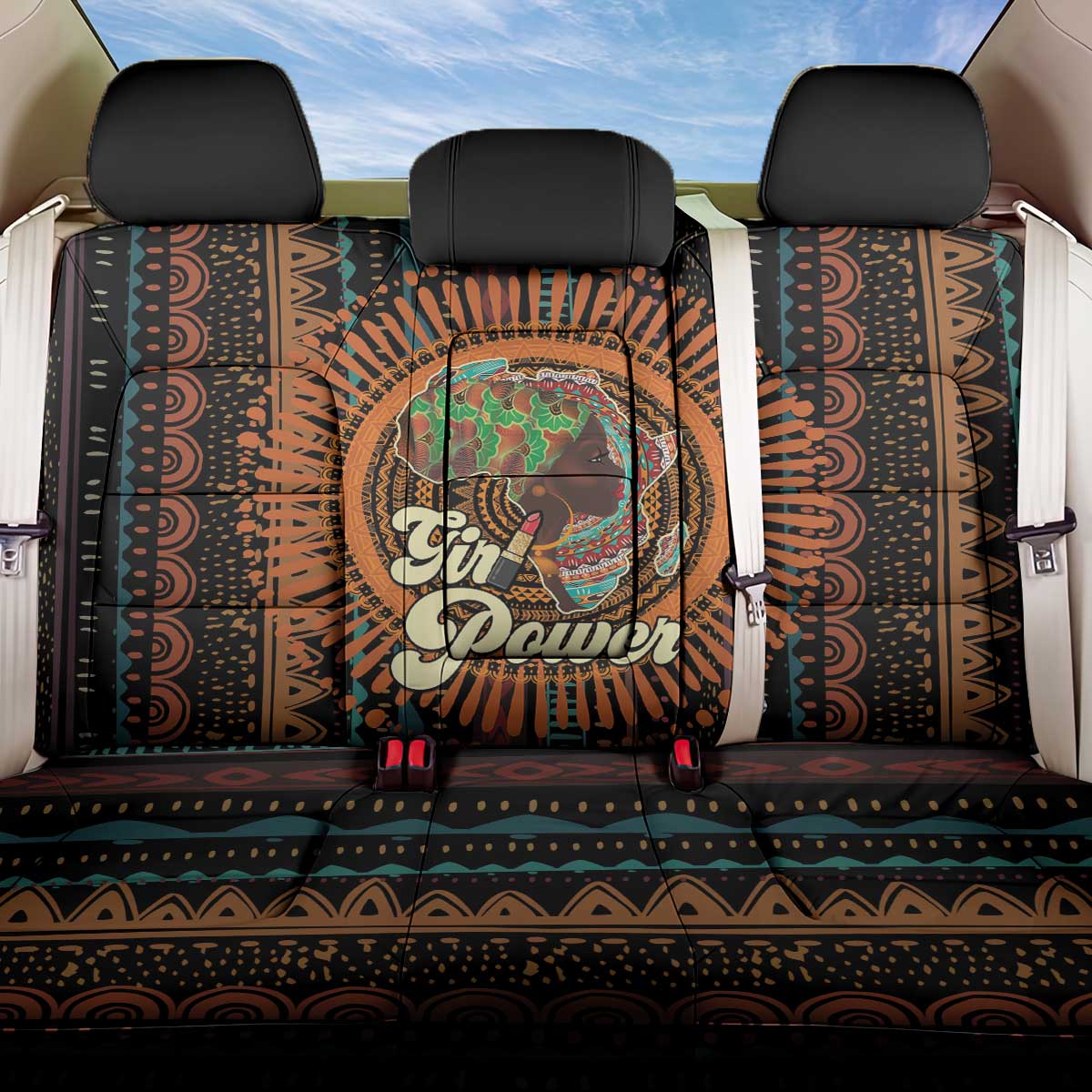 Happy International Women's Day Back Car Seat Cover Black Girl Power