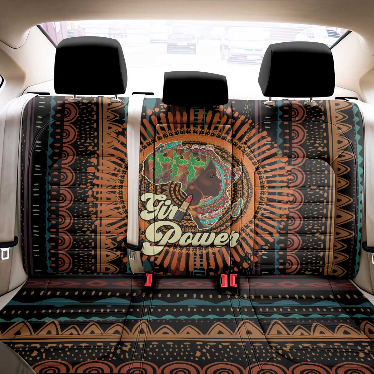 Happy International Women's Day Back Car Seat Cover Black Girl Power