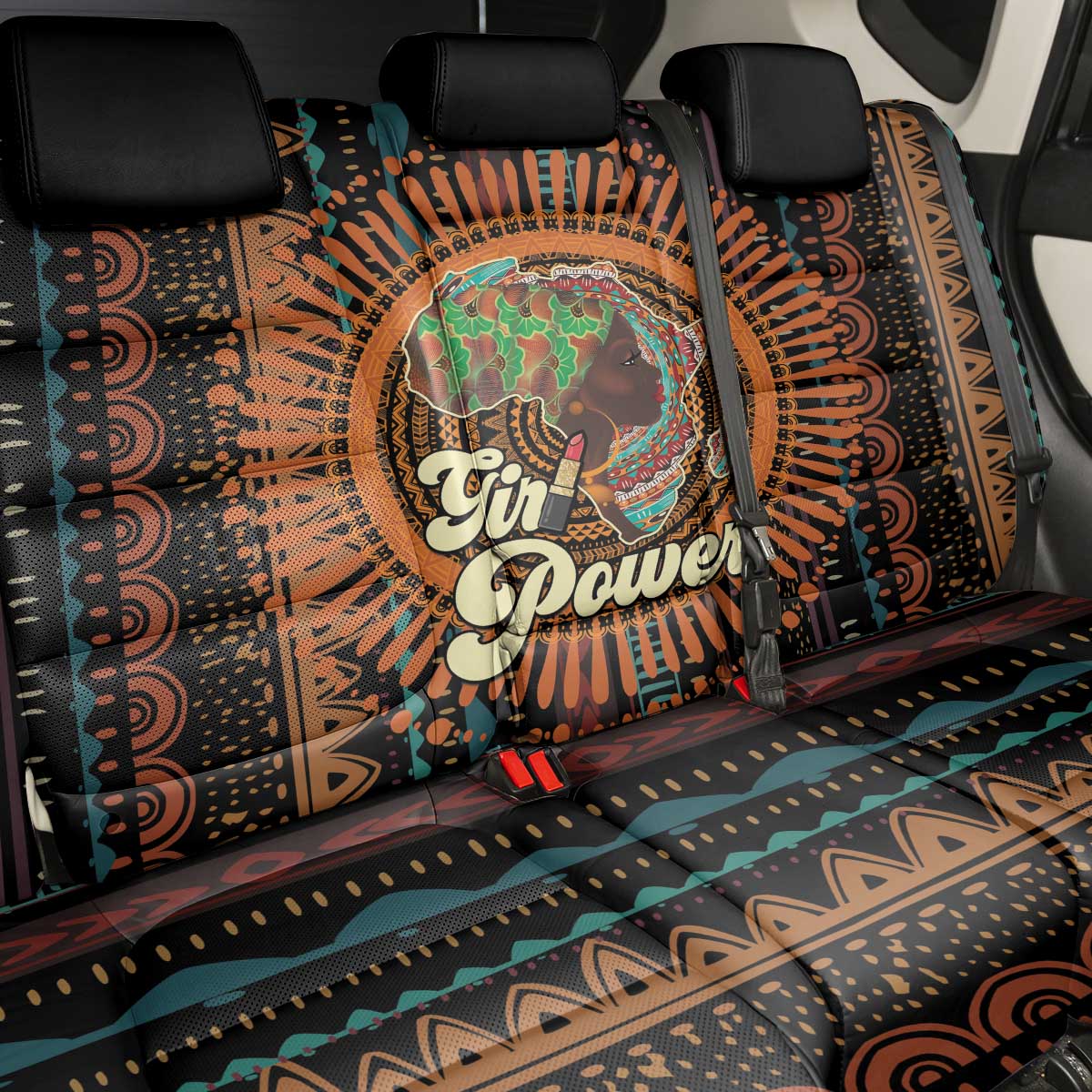 Happy International Women's Day Back Car Seat Cover Black Girl Power
