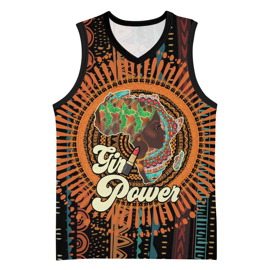 Happy International Women's Day Basketball Jersey Black Girl Power - African Pride