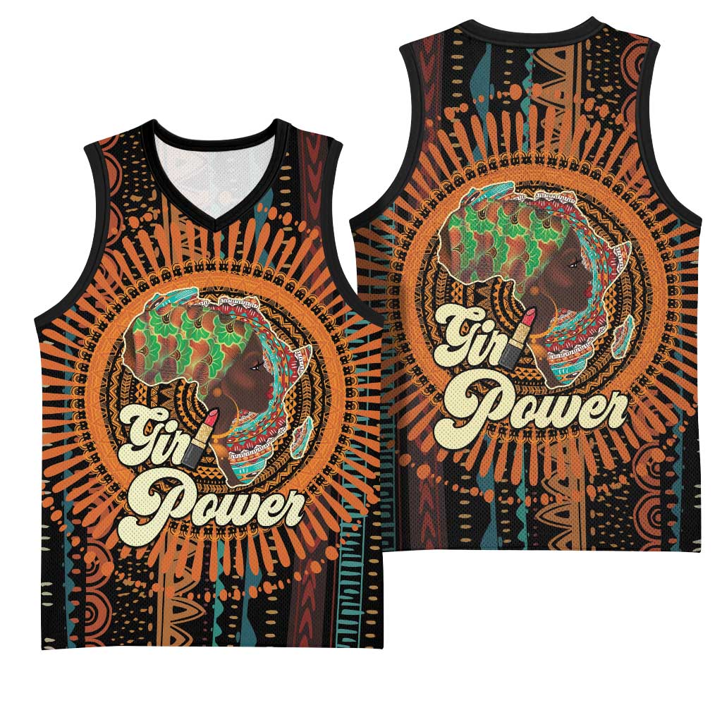 Happy International Women's Day Basketball Jersey Black Girl Power LT15