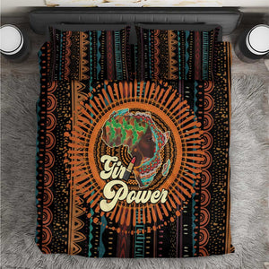 Happy International Women's Day Bedding Set Black Girl Power