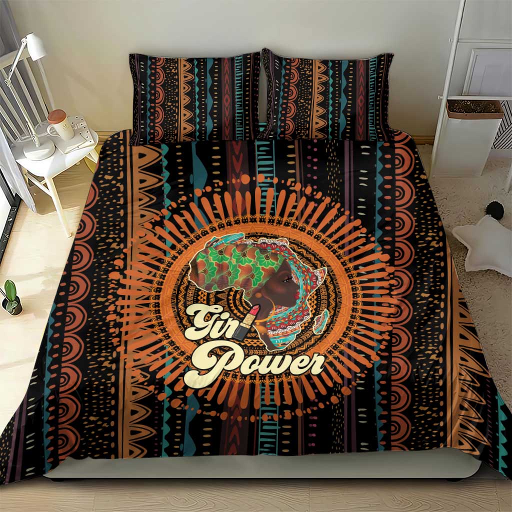 Happy International Women's Day Bedding Set Black Girl Power