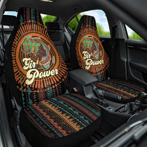 Happy International Women's Day Car Seat Cover Black Girl Power