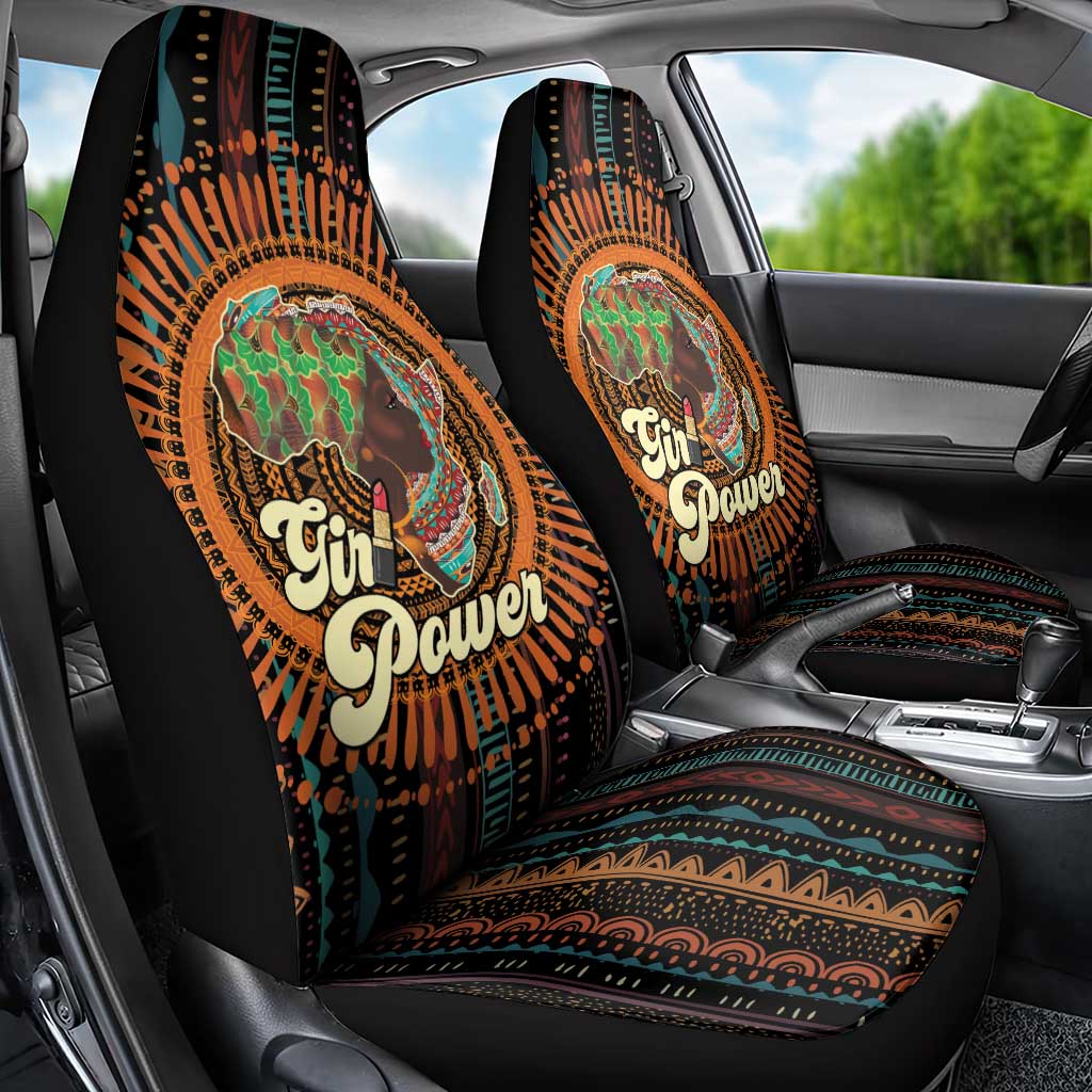 Happy International Women's Day Car Seat Cover Black Girl Power