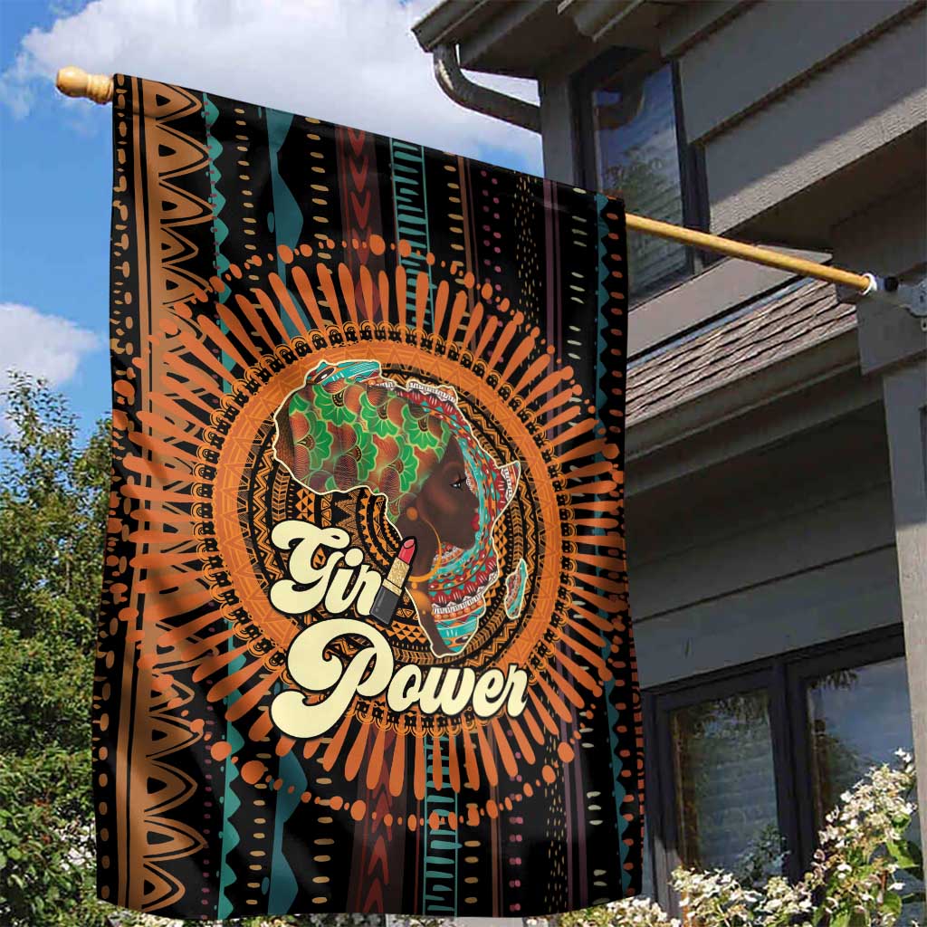 Happy International Women's Day Garden Flag Black Girl Power