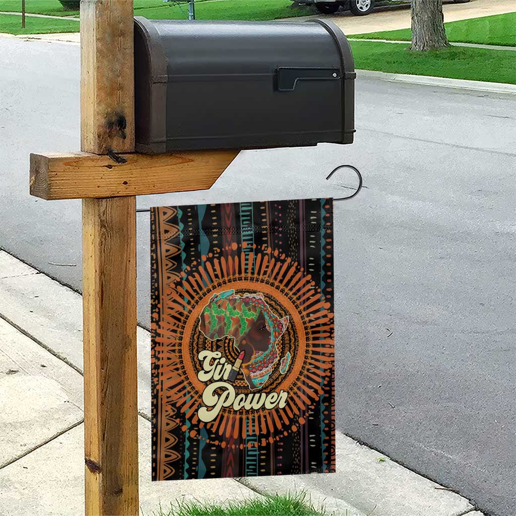 Happy International Women's Day Garden Flag Black Girl Power