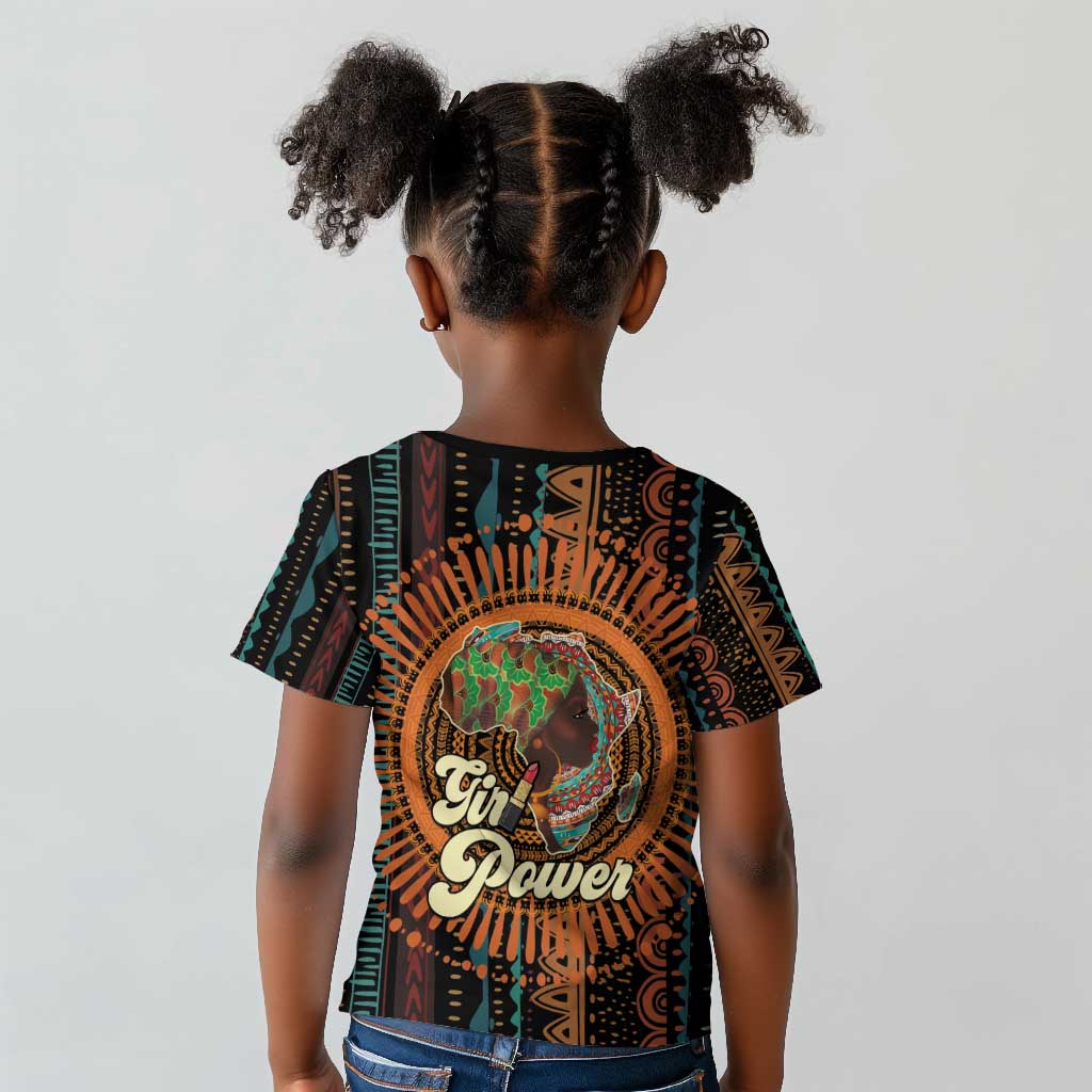 Happy International Women's Day Kid T shirt Black Girl Power