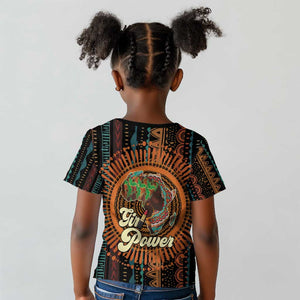 Happy International Women's Day Kid T shirt Black Girl Power