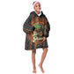 Happy International Women's Day Kid Wearable Blanket Hoodie Black Girl Power