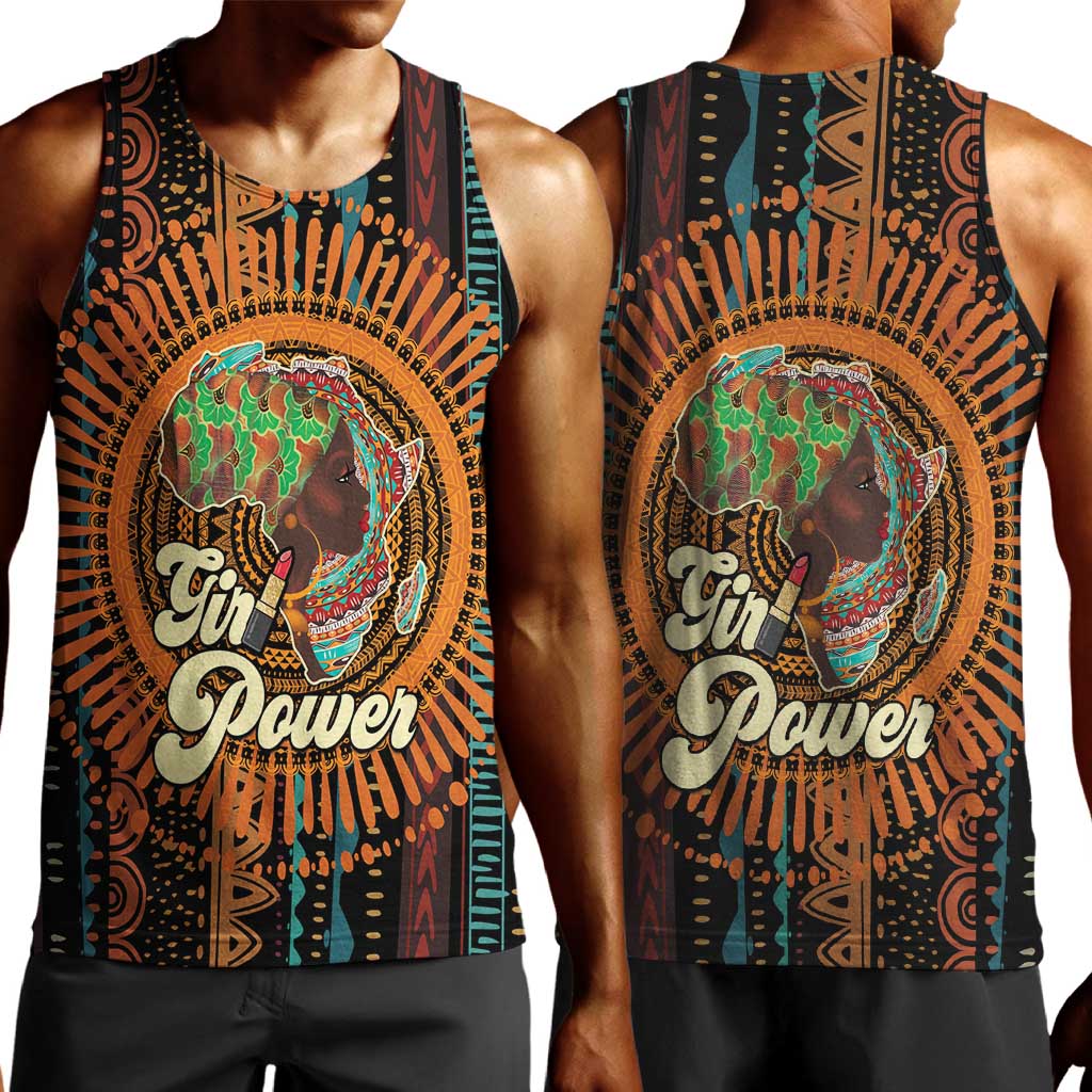 Happy International Women's Day Men Tank Top Black Girl Power