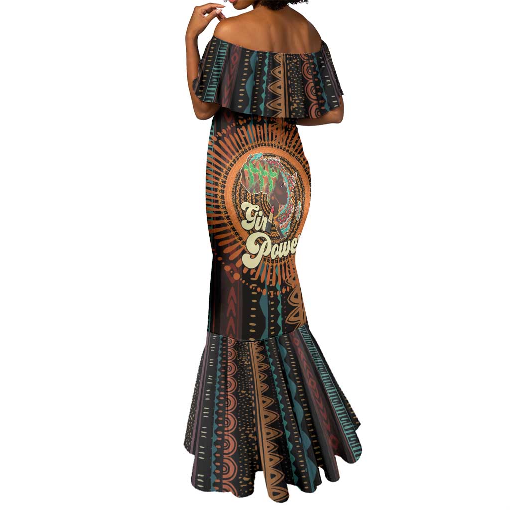 Happy International Women's Day Mermaid Dress Black Girl Power