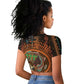 Happy International Women's Day Raglan Cropped T shirt Black Girl Power