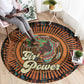 Happy International Women's Day Round Carpet Black Girl Power