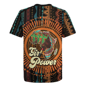 Happy International Women's Day Rugby Jersey Black Girl Power