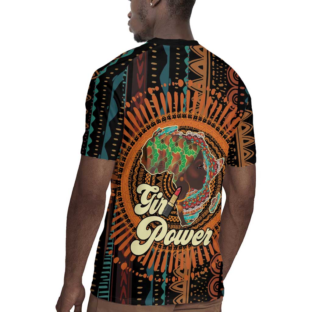 Happy International Women's Day Rugby Jersey Black Girl Power