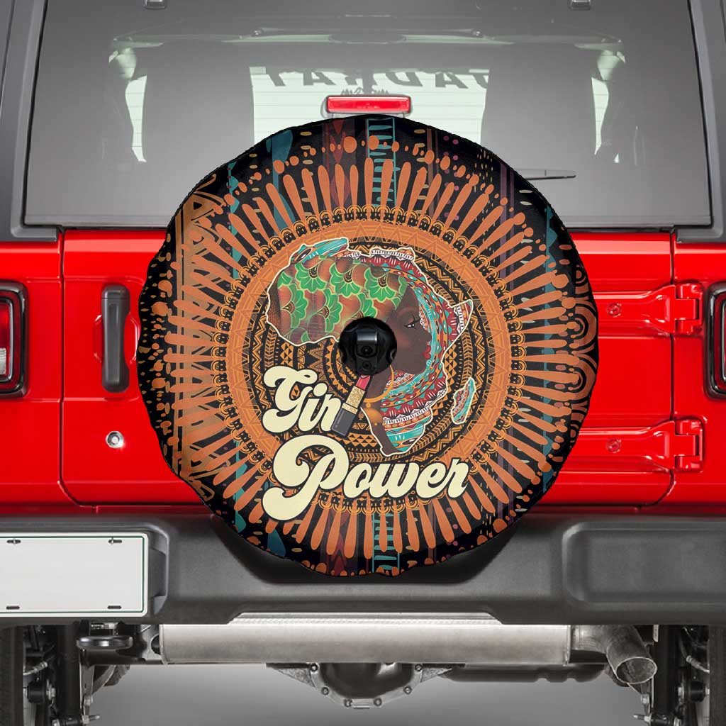 Happy International Women's Day Spare Tire Cover Black Girl Power