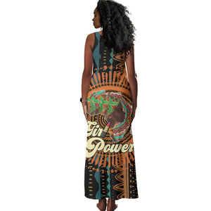 Happy International Women's Day Tank Maxi Dress Black Girl Power