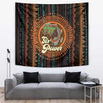 Happy International Women's Day Tapestry Black Girl Power